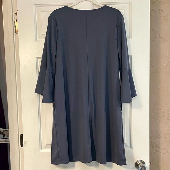 Est. 1946 Knee Length V-neck 3/4 Sleeve Dress Large - Picture 3 of 9